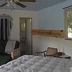 Queen Bed in Bedroom